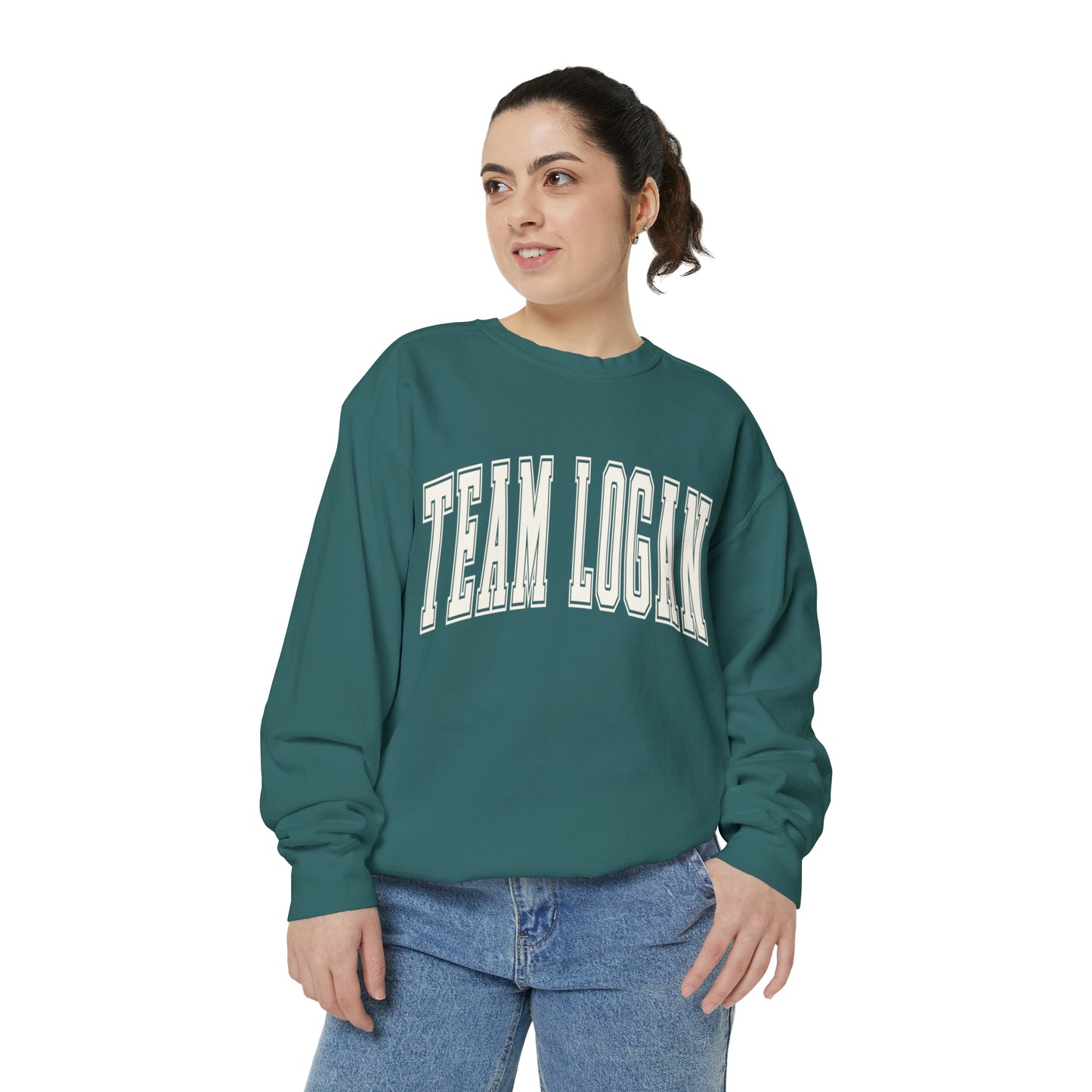 Team Logan Comfort Colors Crewneck