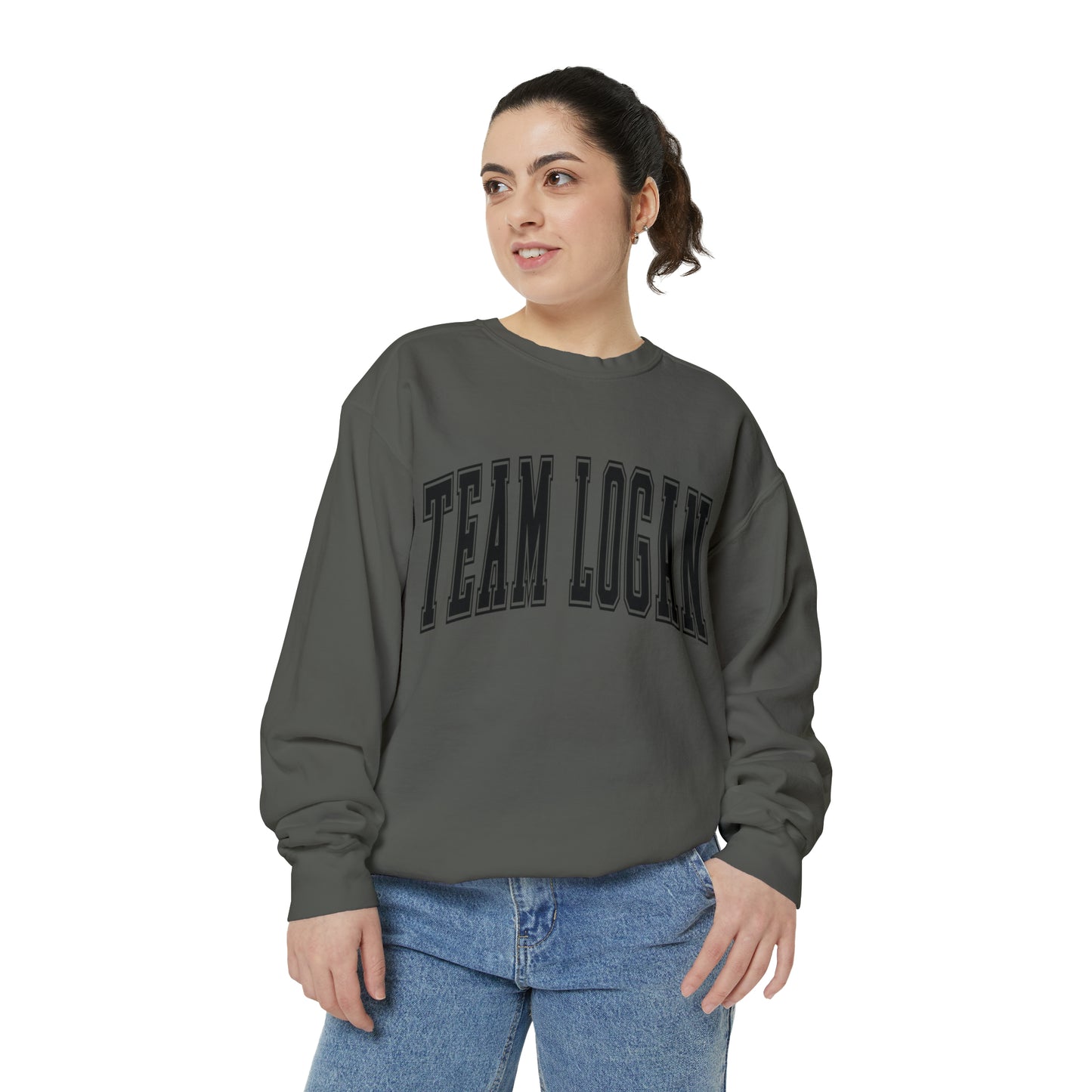 Team Logan Comfort Colors Crewneck