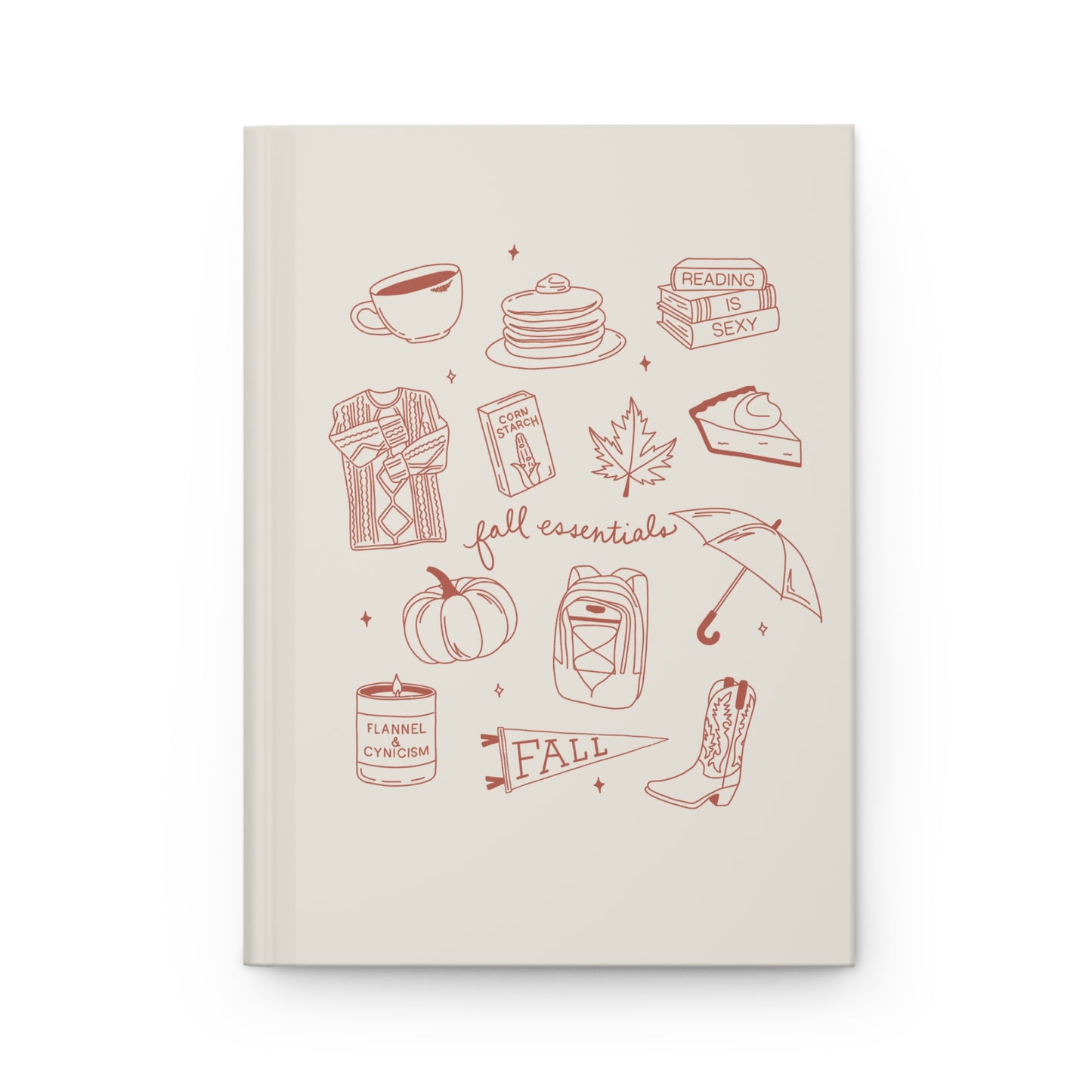 Fall Essentials Hardcover Journal Matte