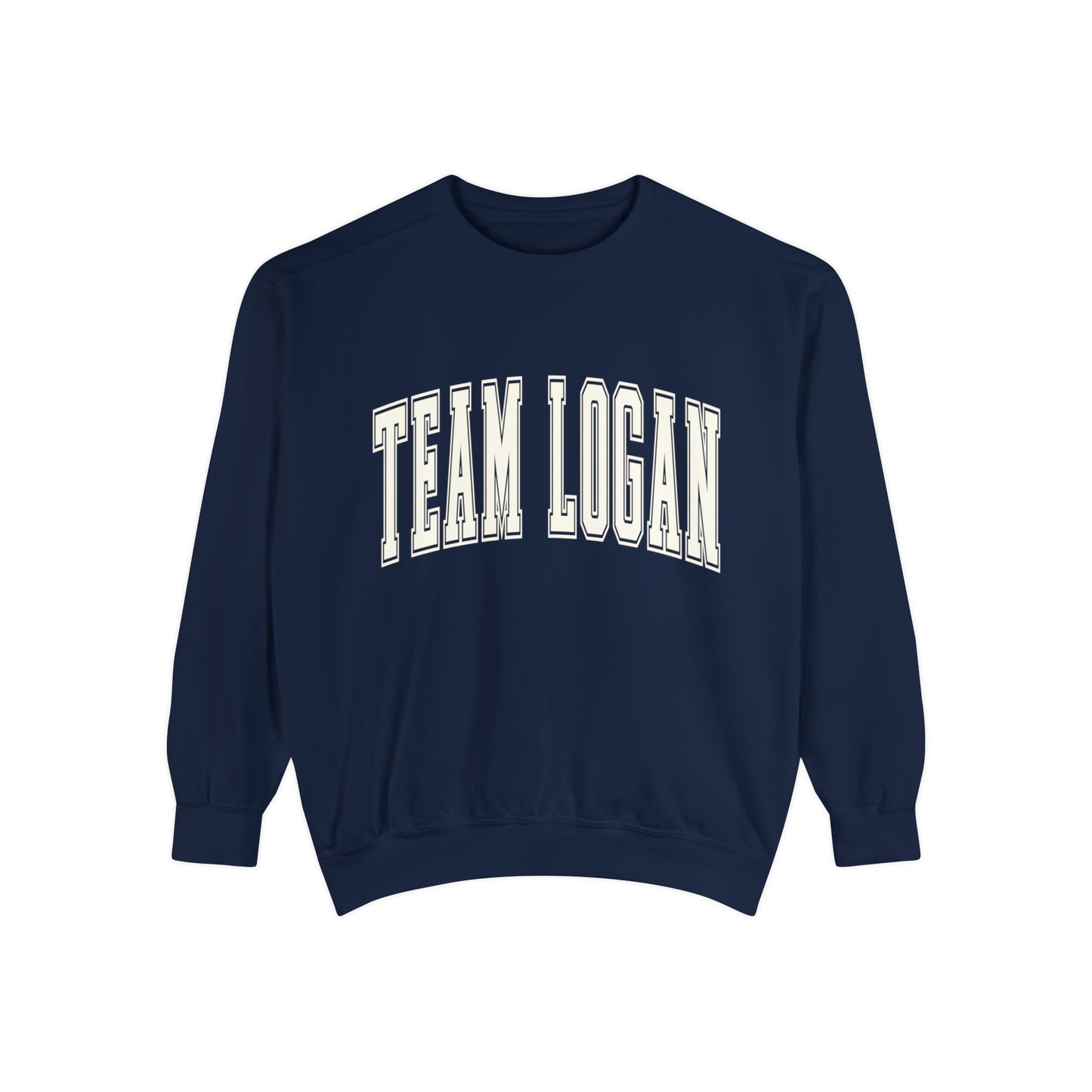 Team Logan Comfort Colors Crewneck