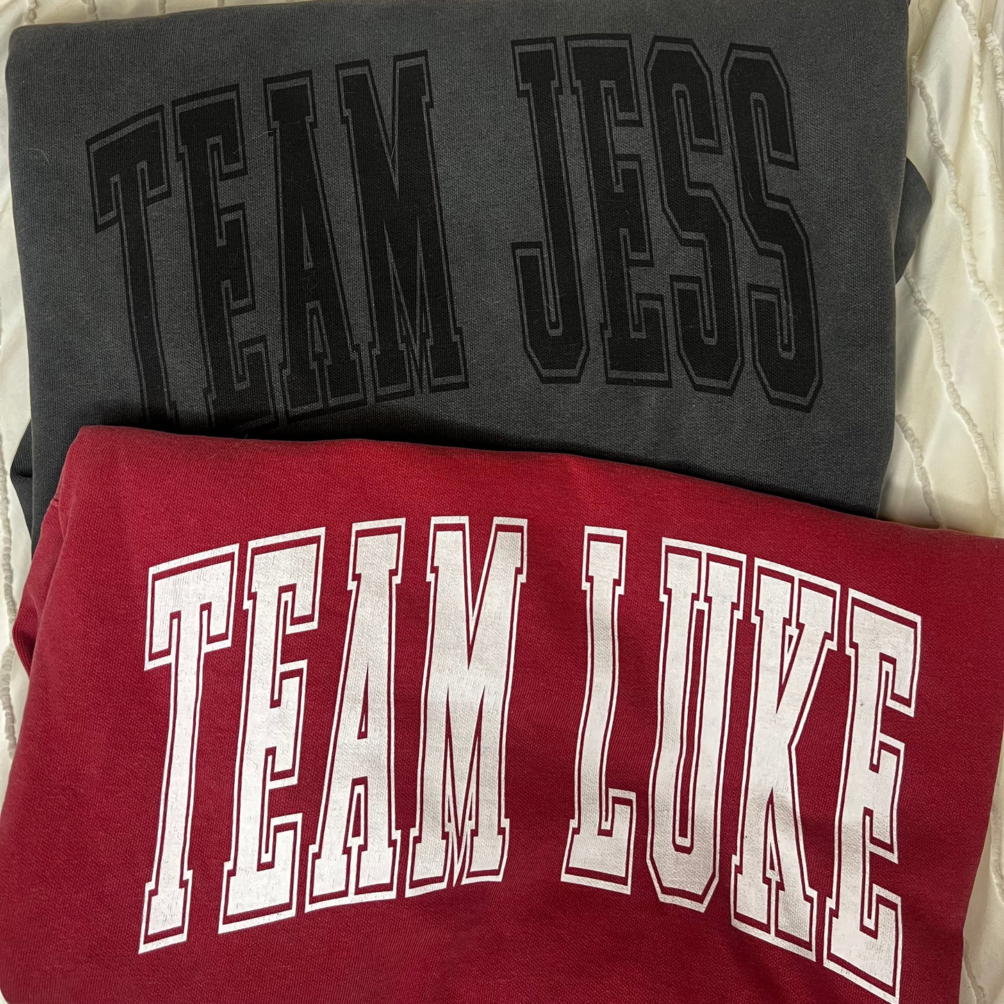 Team Jess Comfort Colors Crewneck